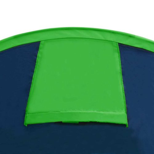 Camping Tent 4 Persons Navy Blue/Green
