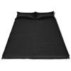 Black Self-inflating Sleeping Mat 190 x 130 x 5 cm (Double)