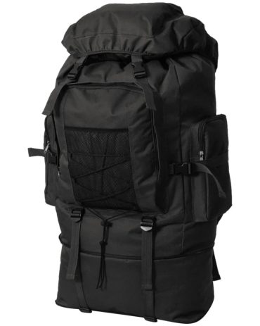 Army-Style Backpack XXL 100 L Black
