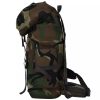 Army-Style Backpack 65 L Camouflage