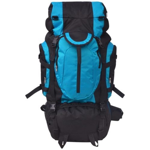 Hiking Backpack XXL 75 L Black and Blue