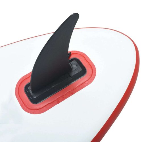 Inflatable Stand Up Paddleboard with Sail Set Red and White