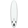 vidaXL Inflatable Stand up Paddle Board Set Black and White