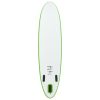 vidaXL Inflatable Stand Up Paddleboard Set Green and White