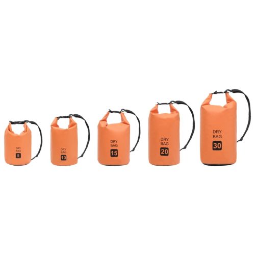 vidaXL Dry Bag Orange 30 L PVC