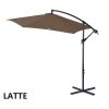 Milano Outdoor 3 Metre Cantilever Umbrella (No Cover) – Latte