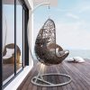 Arcadia Furniture Egg Chair – Oatmeal and Grey