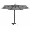 Milano Outdoor – Outdoor 3 Meter Hanging and Folding Umbrella Colour – Grey