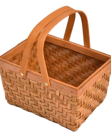 Picnic Basket Wicker Baskets Outdoor Deluxe Gift Storage Person Storage Carry