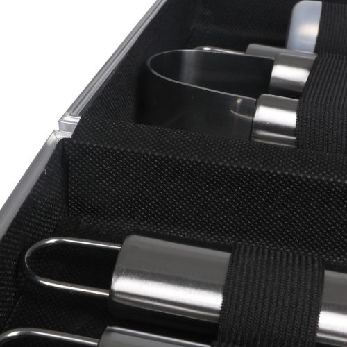 18Pcs Stainless Steel BBQ Tool Set Outdoor Barbecue Utensil Aluminium Grill Cook