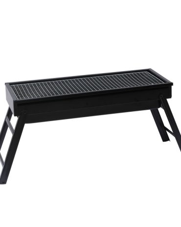 Charcoal BBQ Grill Protable Hibachi Barbecue Outdoor Foldable Camping Picnic Set