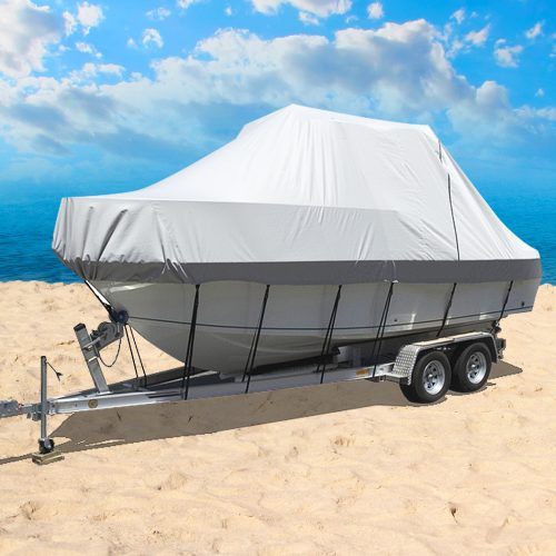 21-23 FT Boat Cover Trailerable Weatherproof 600D Jumbo Marine Heavy Duty