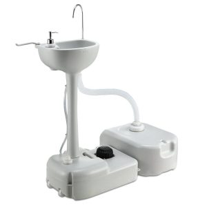 Camping Basin Portable Hand Wash Sink Stand 43L Capacity
