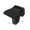 Black Stripe Inflatable Car Mattress Portable Camping Rest Air Bed Travel Compact Sleeping Kit Essentials
