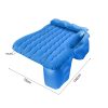 Blue Ripple Inflatable Car Mattress Portable Camping Air Bed Travel Sleeping Kit Essentials