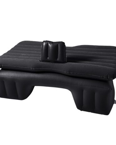 Inflatable Car Mattress Portable Travel Camping Air Bed Rest Sleeping Bed Black
