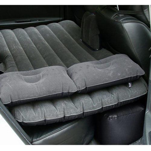 2X Inflatable Car Mattress Portable Travel Camping Air Bed Rest Sleeping Bed Grey