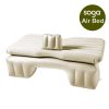 Inflatable Car Mattress Portable Travel Camping Air Bed Rest Sleeping Bed Beige