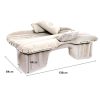 2X Inflatable Car Mattress Portable Travel Camping Air Bed Rest Sleeping Bed White