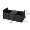 2X Car Portable Storage Box Waterproof Oxford Cloth Multifunction Organizer Black