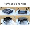 2X 43cm Portable Folding Thick Box-type Charcoal Grill for Outdoor BBQ Camping