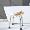 Medical Shower Chair Soft Pad Adjustable Height Bath Tub Bench Stool Seat AU HOT