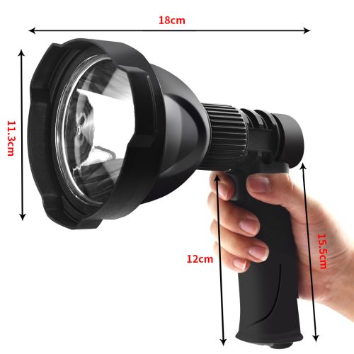 LED Handheld Spotlight Rechargeable Camping Hunting Flashlight Torch Spot Light