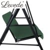 Swing Chair Hammock Outdoor Furniture Garden Canopy Cushion Bench Green