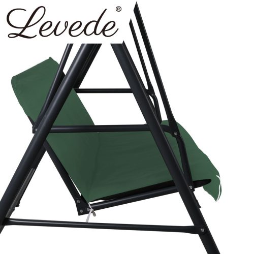 Swing Chair Hammock Outdoor Furniture Garden Canopy Cushion Bench Green