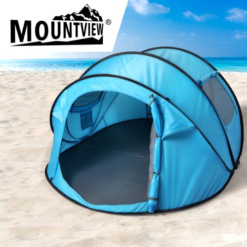 Pop Up Camping Tent Beach Outdoor Family Tents Portable 4 Person Dome