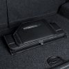 Leather Car Boot Collapsible Foldable Trunk Cargo Organizer Portable Storage Box With Lock Black Large