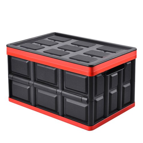 30L Collapsible Waterproof Car Trunk Storage Multifunctional Foldable Box Black