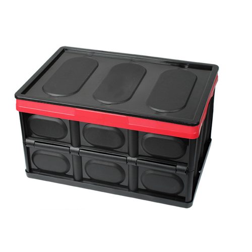 2X 30L Collapsible Car Trunk Storage Multifunctional Foldable Box Black