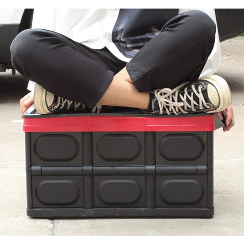 2X 30L Collapsible Car Trunk Storage Multifunctional Foldable Box Black