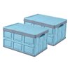 2X 30L Collapsible Car Trunk Storage Multifunctional Foldable Box Blue