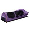 Double Swag Camping Swags Canvas Dome Tent Hiking Mattress Purple