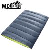 Double Sleeping Bag Bags Outdoor Camping Hiking Thermal -10â„ƒ Tent Grey