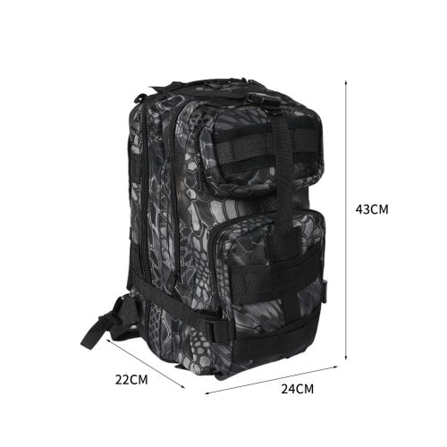 30L Military Tactical Backpack Rucksack Hiking Camping Outdoor Trekking Army Bag