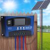 50A Solar Panel Charge Controller 12V 24V Regulator Auto Dual USB Mppt Battery