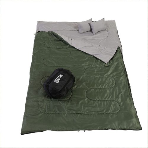 Sleeping Bag Double Bags Outdoor Camping Thermal 0deg-18deg Hiking Tent