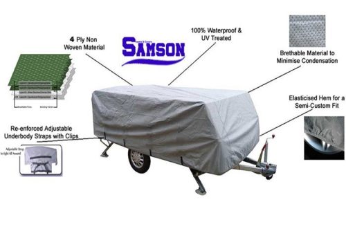 Samson Heavy Duty Trailer Camper Cover 12-14ft