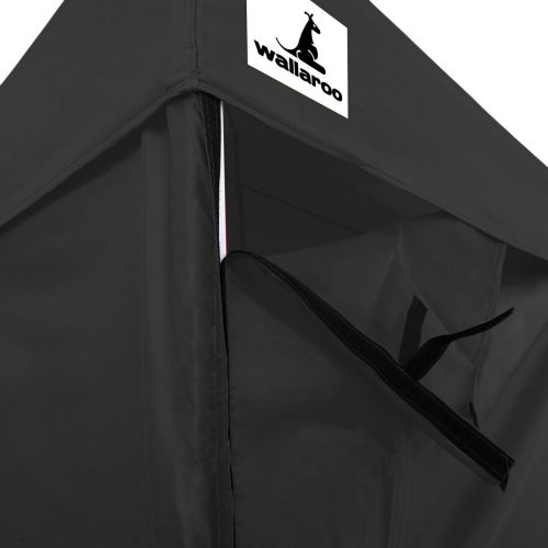 Gazebo Tent Marquee 3×4.5m PopUp Outdoor Wallaroo Black