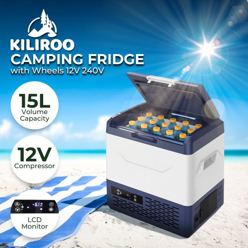 KILIROO Portable Camping Fridge 15L